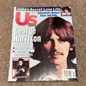 George Harrison Us Weekly Magazine #357  Death Tribute - December 17 2001